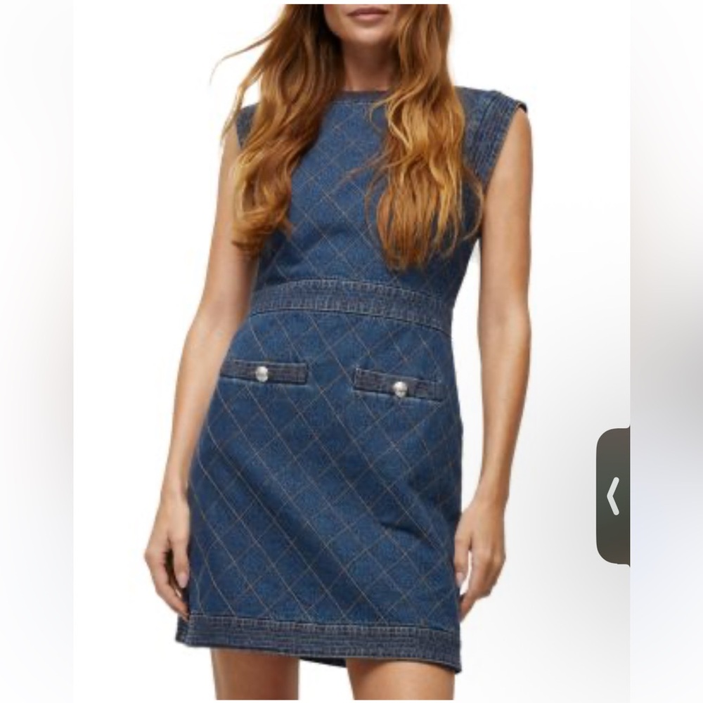 Veronica Beard Blue Mini Dress
